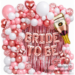 SET DE GLOBOS ARCO XL BRIDE TO BE (BTB05) 99 UNIDADES